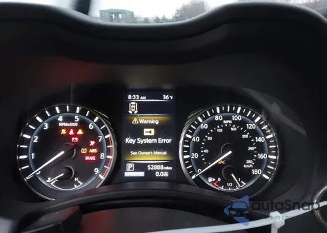 2021 Infiniti Q50 Red Sport 400 Awd z USA, uszkodzony, nr VIN JN1FV7DR7MM880421